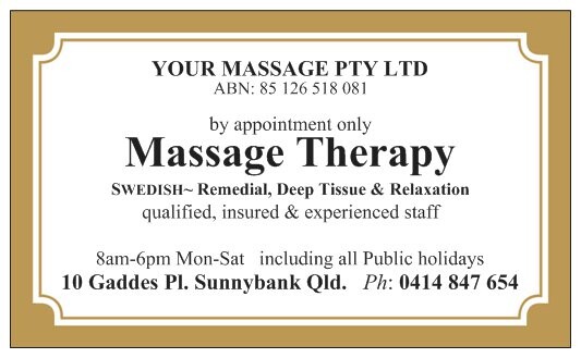 Your Massage Pty Ltd Pic 1