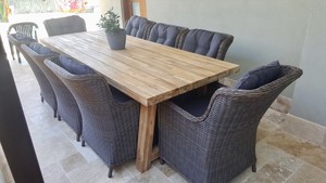 Wicker Home Outdoor Furniture Pic 2 - Antigua Dining Set