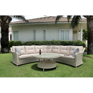 Wicker Home Outdoor Furniture Pic 4 - Bilbao corner lounge set