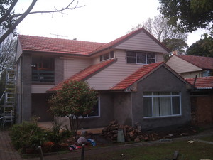 P&J Bros Rendering Sydney Pic 3 - 1 Cranford ave St Ives Rendersand stone finish