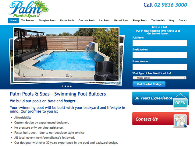 Tradies Get Online Pic 1 - Pool Company Website