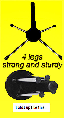 School Musical Instruments Pic 1 - fluteclarinet stand The 4 legs give it extra strength Very affordable and will protect your instrument Order yours now