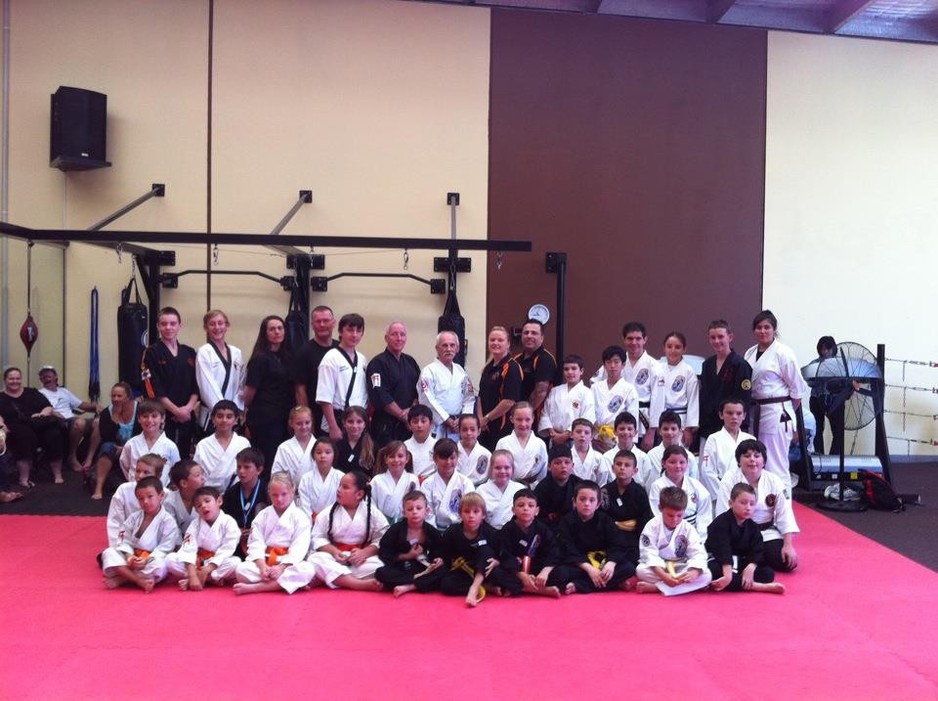 OIKA Australia Pic 1 - 2012 Kids Tournament Group and Instructors