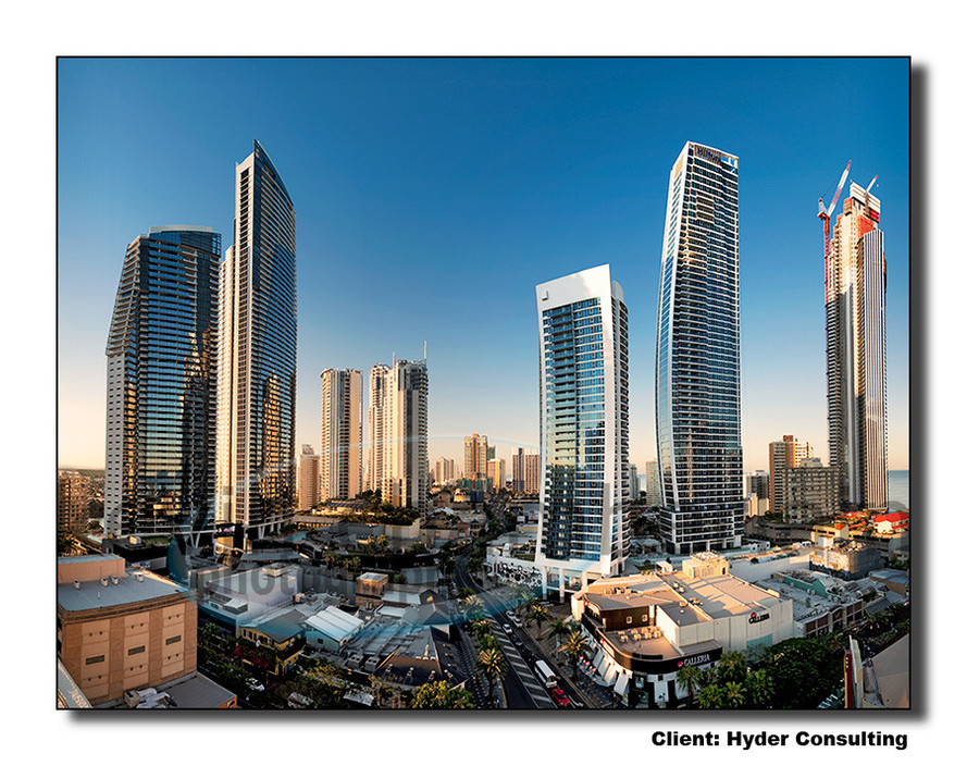 Kevin Chamberlain Photography Pic 1 - Architectural Photography of Skyscrapers Hilton Towers at Surfers Paradise on the Gold Coast