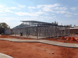 Araluen Plumbing Pic 2 - Apatula Community Childcare Centre in the making