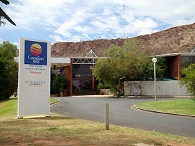 Alice in the Territory Pic 1 - Comfort Inn Outback Alice Springs road entrance