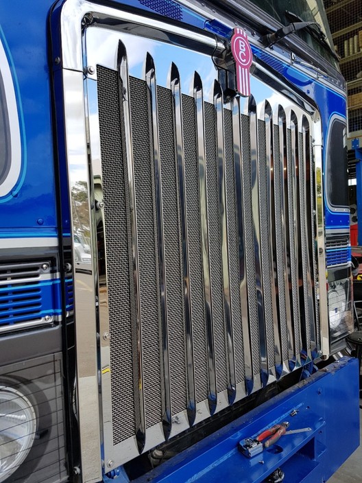 Armoury Group Pic 1 - Grill Bars fitted out on Kenworth cab over