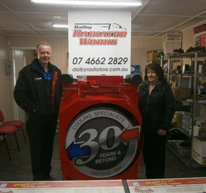 Dalby Radiator Works Pic 2 - Dalby Radiator Works Owners Rob and Karen Stewart