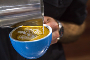 Cleanskin Coffee Co Pic 4 - Latte art Rosetta