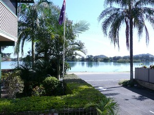 River Retreat Caravan Park Pic 2 - Front of park overlooking Terranora Inlet