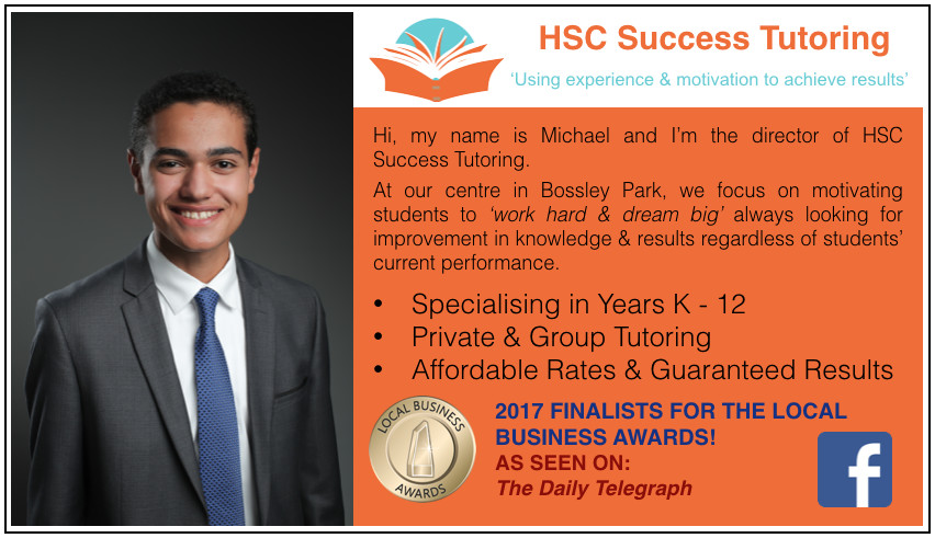 HSC Success Tutoring Pic 1 - Director of HSC Success Tutoring