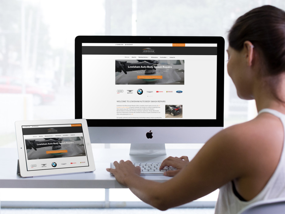 Pure Web Vision Pic 1 - Website Design and Development For Smash Repairs Services