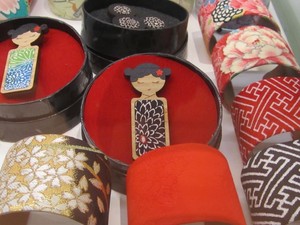 Eri Creative Lifestyles Pic 5 - Locally designed and crafted kimono cuffs and brooches No to are alike