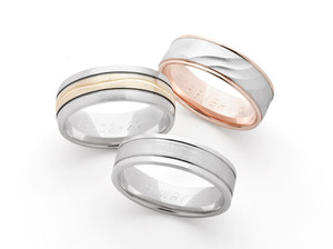 Robert Peel Jewellers Pic 4 - GREAT RANGE OF GENTS WEDDING BANDS TO CHOOSE FROM