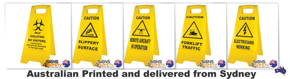 Signs4Safety Pic 1 - AFrame Warning Signs