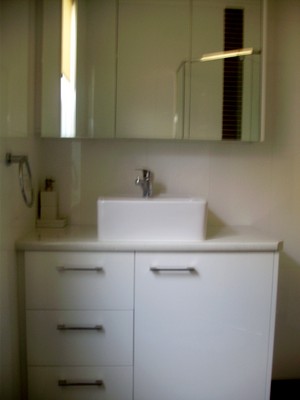 SA TAILORED MAINTENANCE Pic 4 - Gloss White Vanity