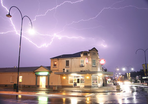 Home Tavern Pic 2 - The Home Tavern in Wagga Wagga photographed during a storm on Sunday the 11th of October 2015 Darryls Photography