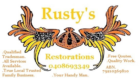 Rusty's Restorations Pic 1 - My Business card