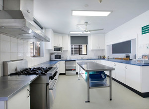 Kalara College Student Accommodation Pic 4 - Kitchen at Kalara Student Accommodation Wollongong residents have full access to our kitchen and we provide Breakfast Dinner