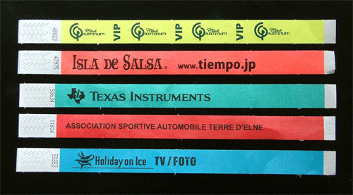 Powerful Promotional Products Pic 1 - Tyvek Security Wristbands