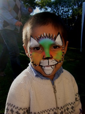 Face Painting, Rainbow Pic 4 - Rainbow Tiger