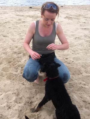 The Pawfectionist Pic 4 - training at the beach