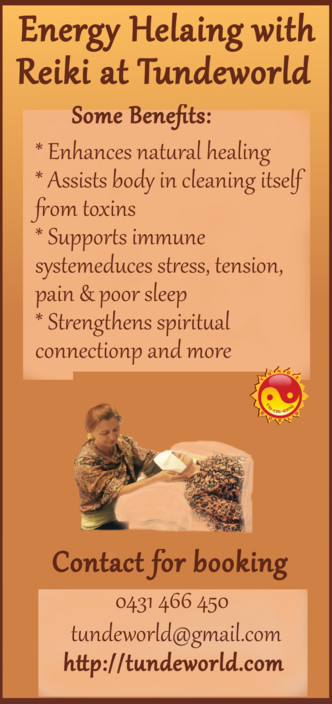 Tunde-World Pic 1 - Reiki reduce stress helps to release stress etc