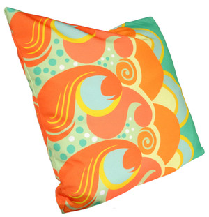 Wildhome Designs Pic 2 - Orange Grevillea Cushion Cover