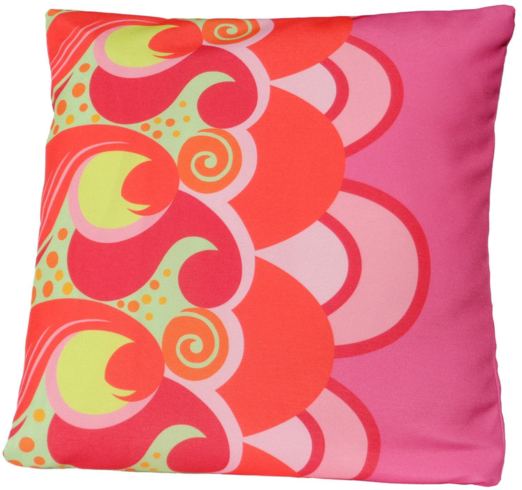 Wildhome Designs Pic 1 - Pink Grevillea Cushion Cover