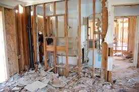 Ace-Demolition Pic 4 - this is a kitchenlounge room hallway demolished in Kellyville