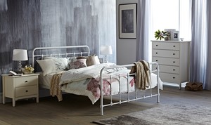 Naracoorte Homemakers Pic 2 - The Milton Bed in White available in Single Double Queen