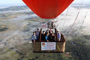 Brisbane Hot Air Balloon Flights Pic 4 - Beautiful flying conditions in our Hot Air Balloon over the Brisbane Valley just north west of Ipswich CBD