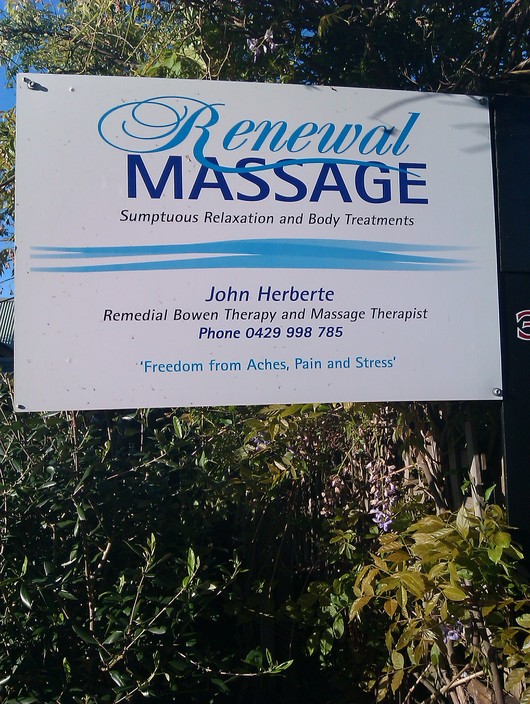 Renewal Massage Pic 1 - Welcome