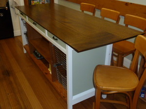 The Project Workshop Pic 2 - Solid timber kitchen island Stunning