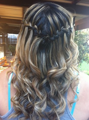 Hollywood Hair by Tracey Pic 4 - Waterfall Braids