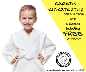 Advanced Martial Arts & Fitness Pic 3 - Karate Kickstarter 29 for 5 classes including FREE uniform uniform value 45