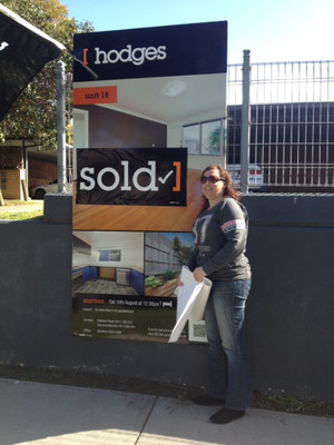 Hodges Real Estate Pic 4 - Another happy buyer