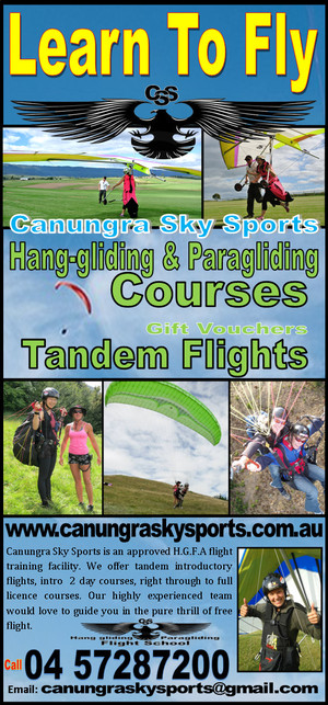 Canungra Sky Sports Hang gliding & Paragliding School Pic 4 - Canungra Sky Sports