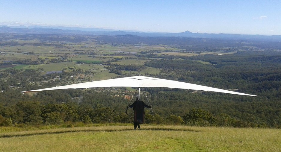 Canungra Sky Sports Hang gliding & Paragliding School Pic 1 - Hang gliding in Canungra with Canungra Sky Sports