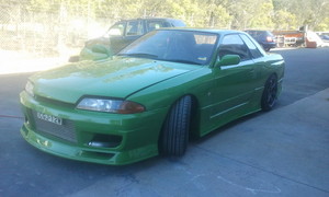 Platinum Paint & Panel Pic 3 - Nissan Skyline transformed with new body kit and complete respray