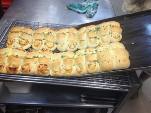 Bakers Delight Torquay Pic 3 - Mini Twists Sweet Chili Chives Garlic fresh out of the oven right here in Torquay