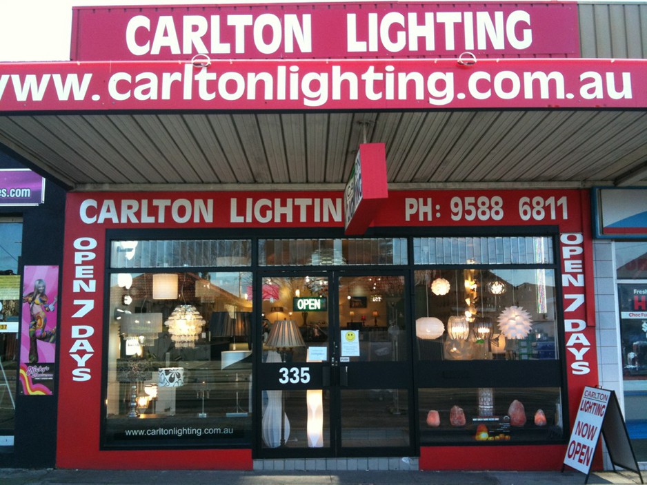 Carlton Lighting Pic 1 - Retail Lighting for domestic and commercial