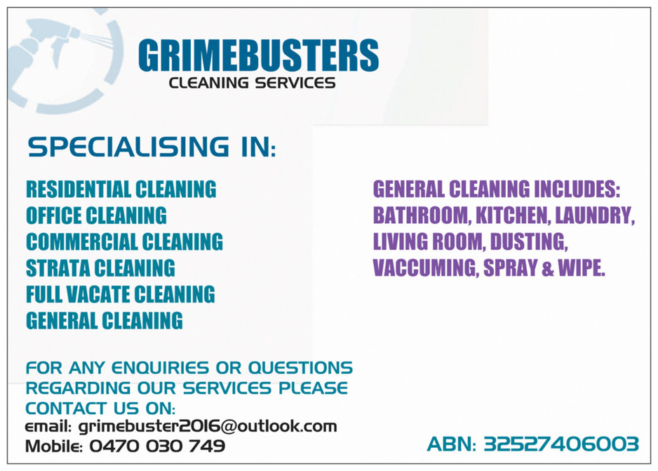 Grime Busters Cleaning Services Pic 1