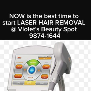 Violet's Beauty Spot Pic 3 - Diode laser is probably the most effective treatment in hair reduction