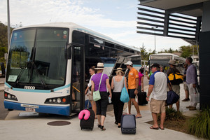 SeaLink QLD Pic 4 - Make use of the public buses on the island with all day bus pass return ferry ticket for only 3500 Adult Fare