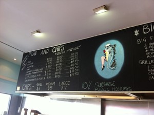 Big Tuna Fish Co. Pic 3 - Good varied menu