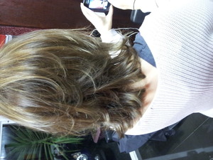 Cheveaux Beauty Pic 2 - Half head of foils short layered haircut