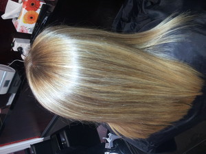 Cheveaux Beauty Pic 3 - Half head of foils with an ash blonde toner