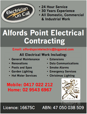 Alfords Point Electrical Contracting Pic 3 - Alfords Point Electrical