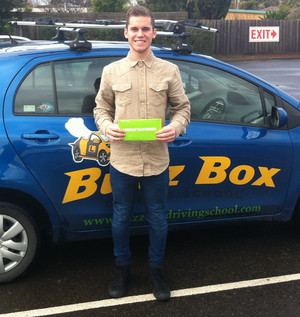 Buzz Box Driving School Pic 5 - Congratulations Brady Successfully passed his test More graduate pics can be found